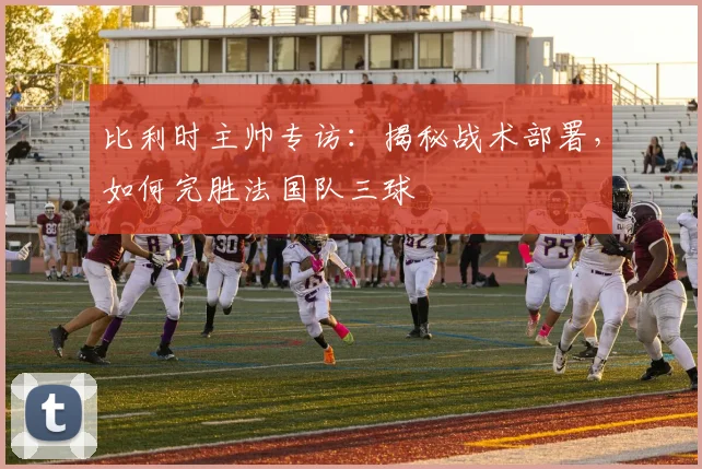 比利时主帅专访:揭秘战术部署,如何完胜法国队三球